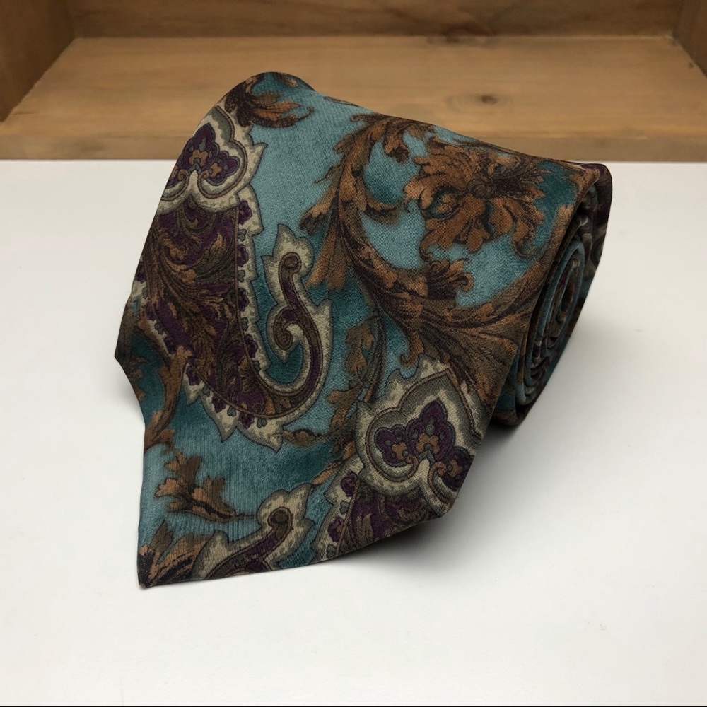 Vintage Bill Blass Paisley Neck Tie